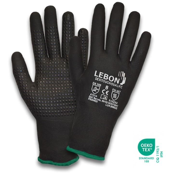Luvas Lebon Dexitouch Dual FC (Ref. LLBMDXTDLF) - Equipamento de Proteção Individual JCR