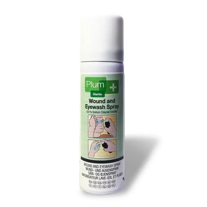 Eye Wash and Wound Spray Plum R155 (Ref. OFA000R155) - Equipamento de Proteção Individual JCR