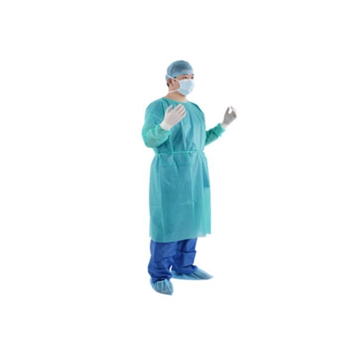 Disposable surgical gown with ties (Ref. VBXXD0CIRU) - Equipamento de Proteção Individual JCR