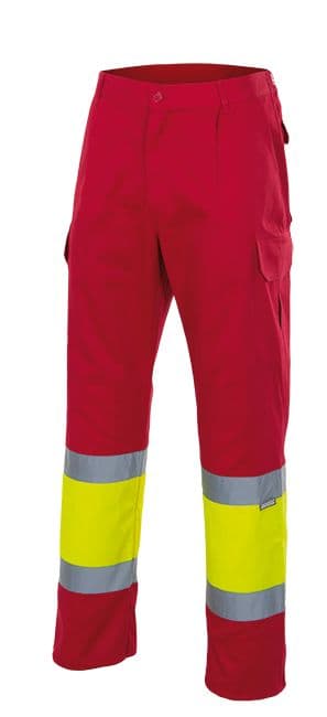 Pantalón Velilla bicolor alta visibilidad (Ref. VLVL000157) - Vista 4 Equipamento JCR