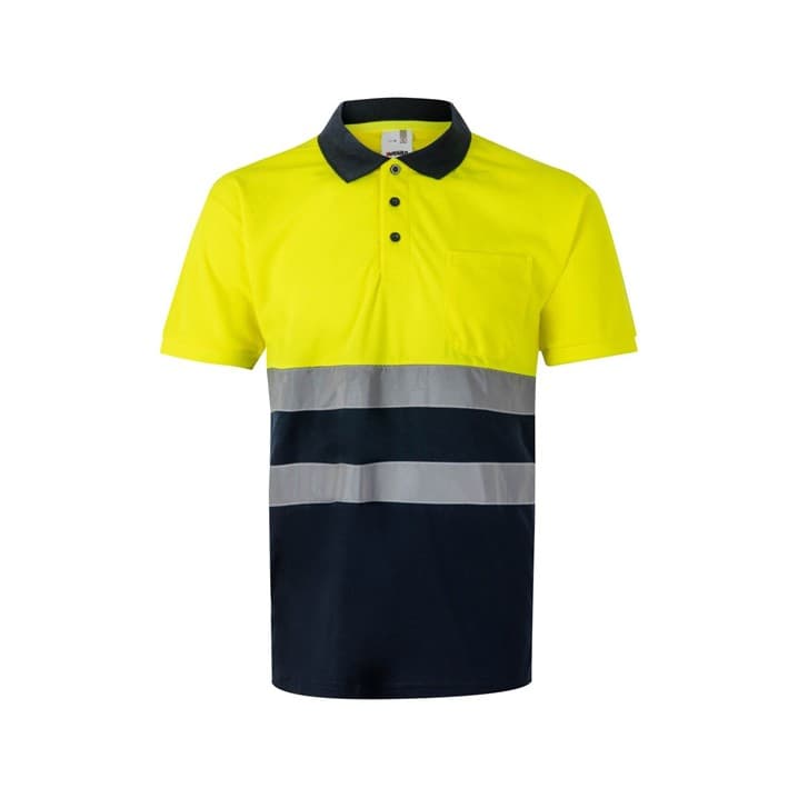 Polo bicolor Velilla alta visibilidade 305504 (Ref. VXTVL05504) - Vista 3 Equipamento JCR