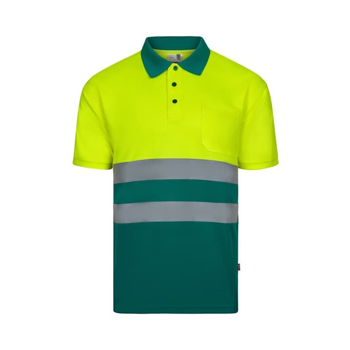 Polo bicolor Velilla alta visibilidade 305504 (Ref. VXTVL05504) - Vista 4 Equipamento JCR