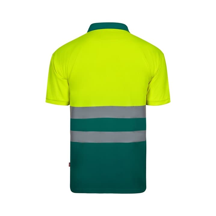 Polo bicolor Velilla alta visibilidade 305504 (Ref. VXTVL05504) - Vista 6 Equipamento JCR