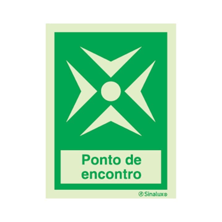 Señal de Emergencia Sinalux P0394 (Ref. SSXF0P0394) - Equipamento de Proteção Individual JCR
