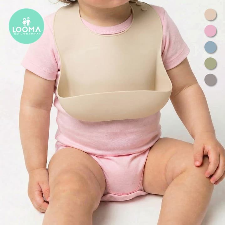 Babero de bebé LOOMA CO003 | silicona (Ref. VALO0CO003) - Equipamento de Proteção Individual JCR